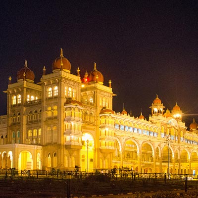 Mysore Karnataka le palais illumine