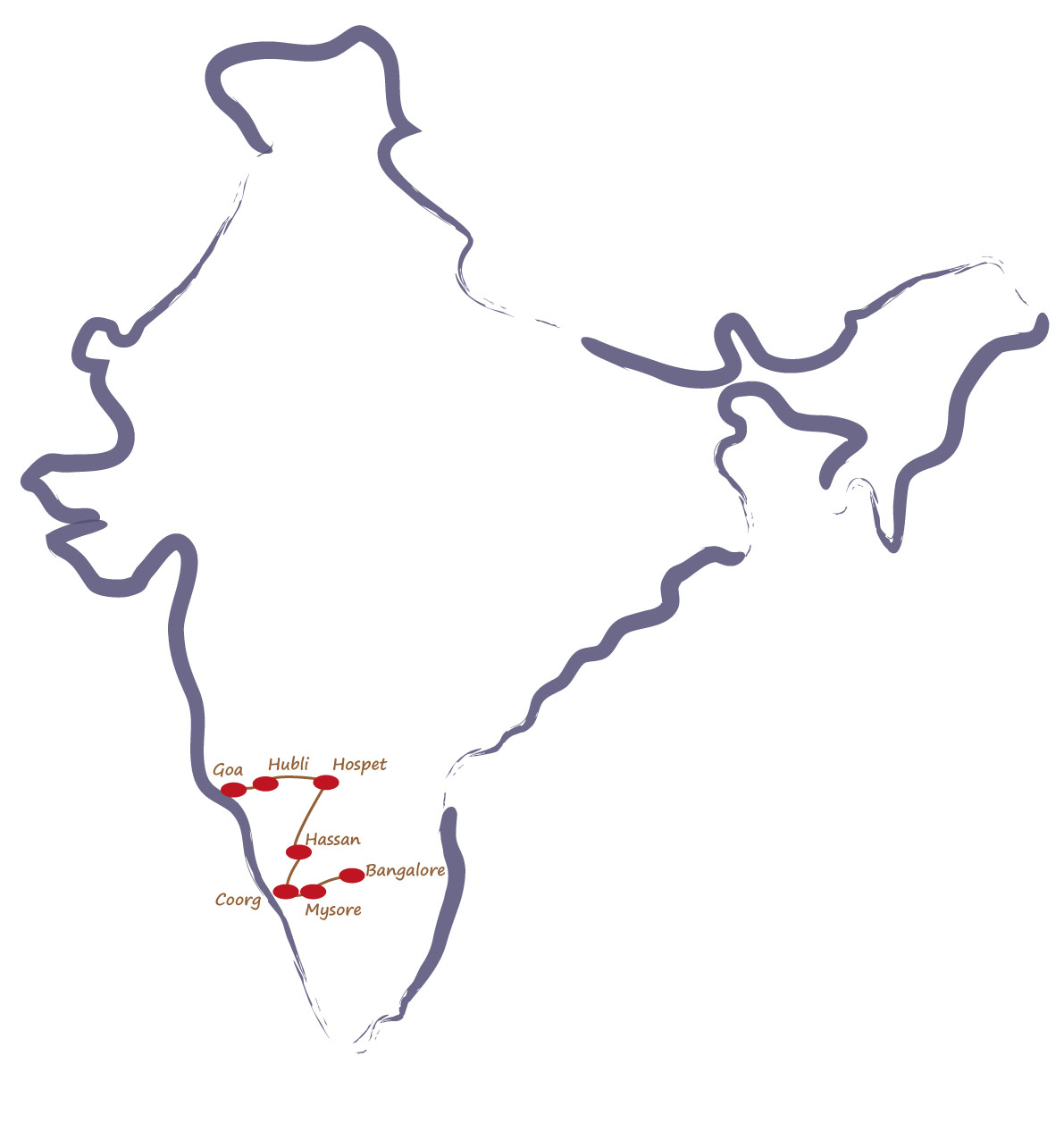 carte tresors oublies du karnataka